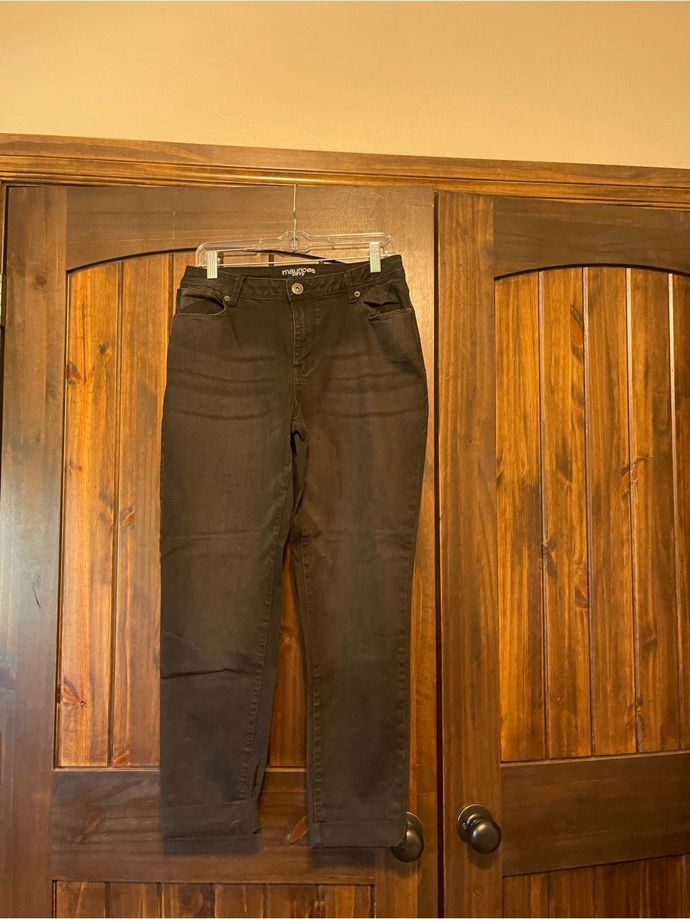 Maurices Chocolate Brown Straight Leg Jeans